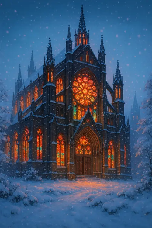 Snow Aesthetic Christmas wallpaper